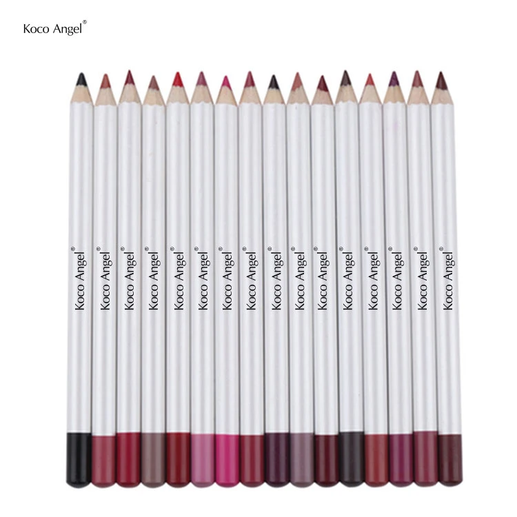 Wood Lipliner With Sharpener Cap Wood Lipliner With Sharpener Cap